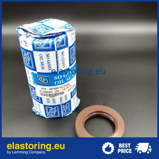 Oil seal 45x68x12 TCN1 FPM